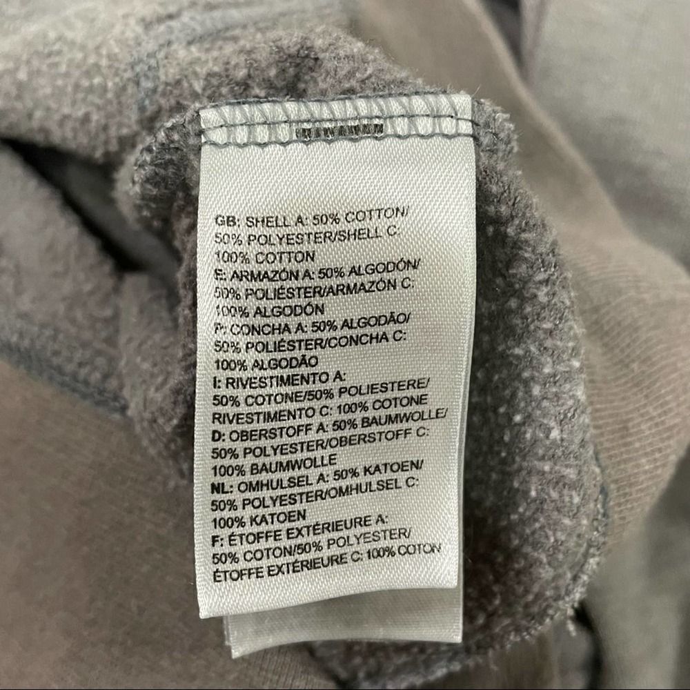 The North Face gray and green women's hoodie size small - Picture 5 of 5